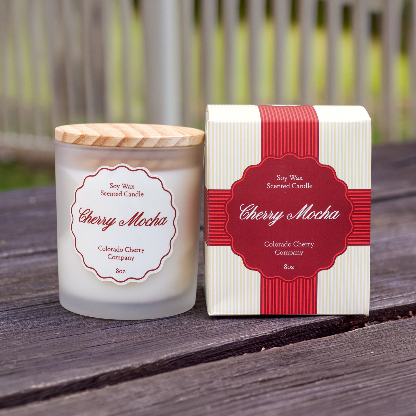Cherry Mocha Scented Candle