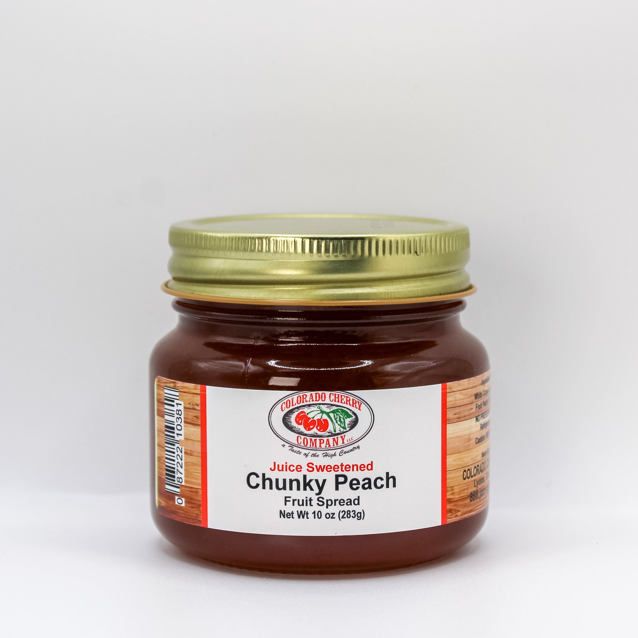 Juice Sweetened Chunky Peach Spread – Colorado Cherry Company