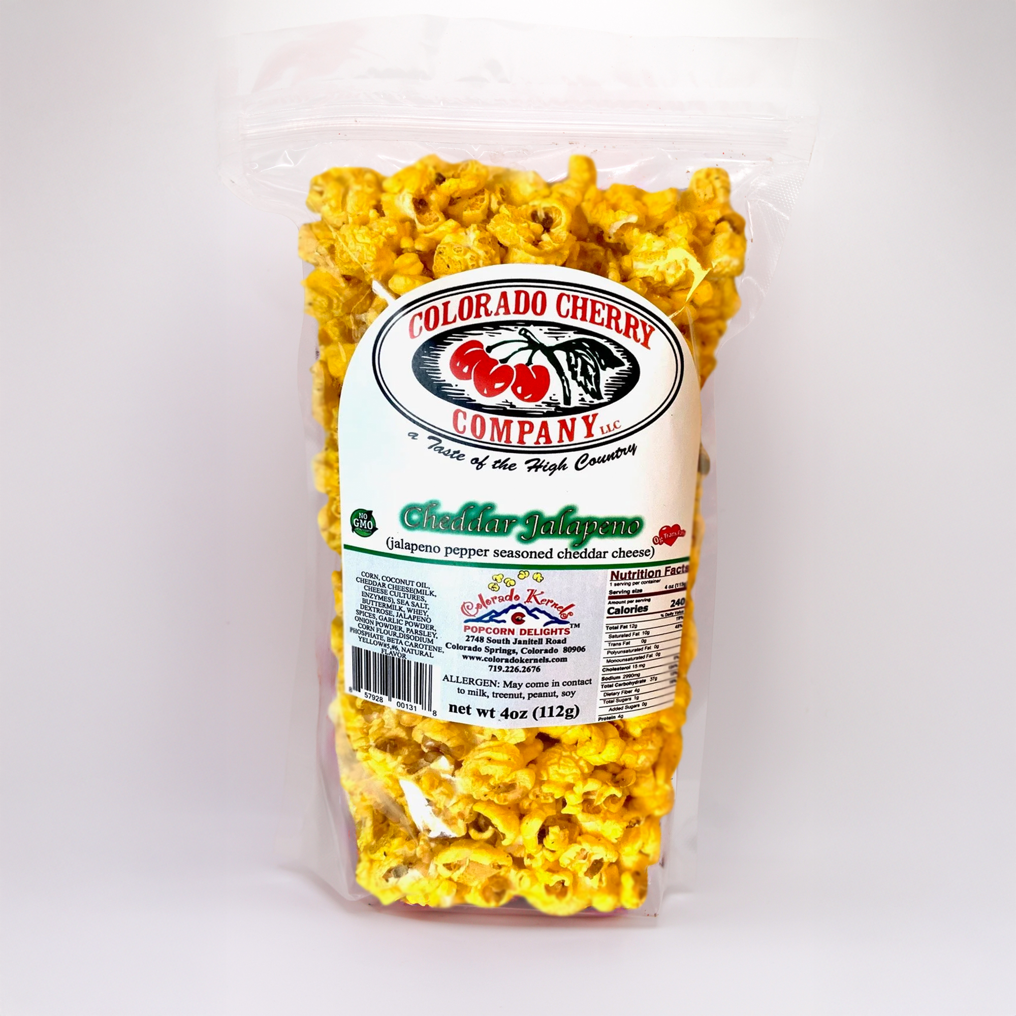 Cheddar Jalapeño Popcorn – Colorado Cherry Company