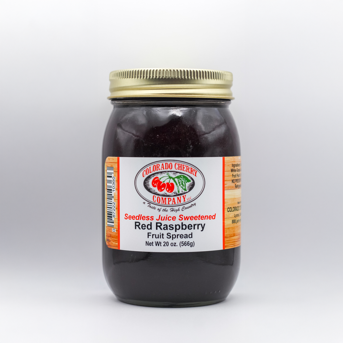 Juice Sweetened Red Raspberry Spread