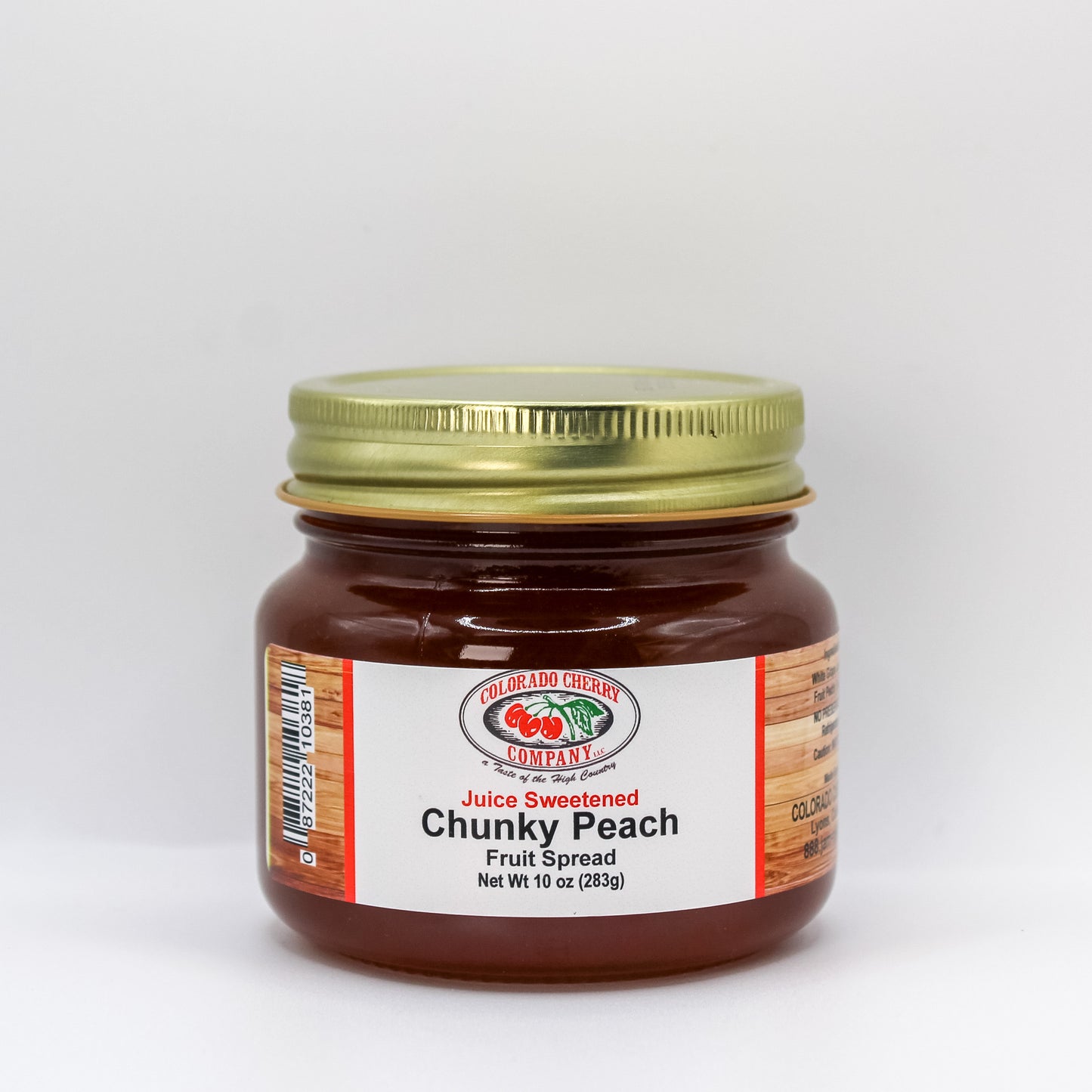 Juice Sweetened Chunky Peach Spread